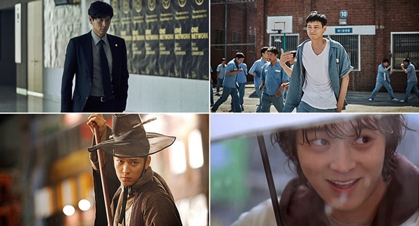(사진 맨 위 왼쪽부터 시계방향으로) 영화 '마스터','검사외전', '늑대의 유혹', '전우치'