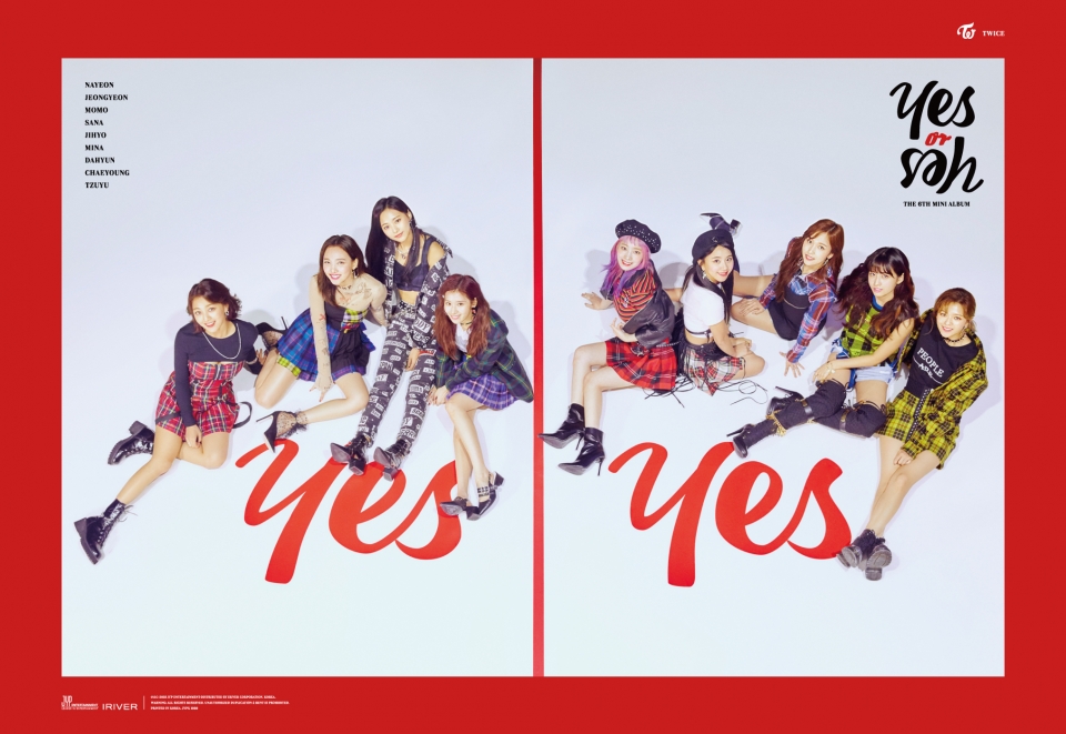 트와이스 'YES or YES' 포스터/사진=JYP
