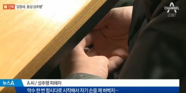 김영세 동성 성추행 의혹/사진=채널A