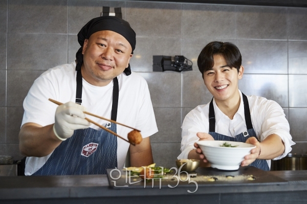 MBC '돈스파이크의 먹다보면'에 출연하는 돈스파이크와 김동준/사진=MBC