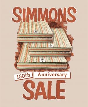 시몬스 침대, 브랜드 창립 150주년 기념 프로모션 진행…최대 20% 할인