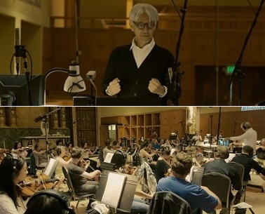 영화 '남한산성'의 음악감독으로 참여한 세계적인 거장 류이치 사카모토 음악감독의 작업을 담은 메이킹 영상