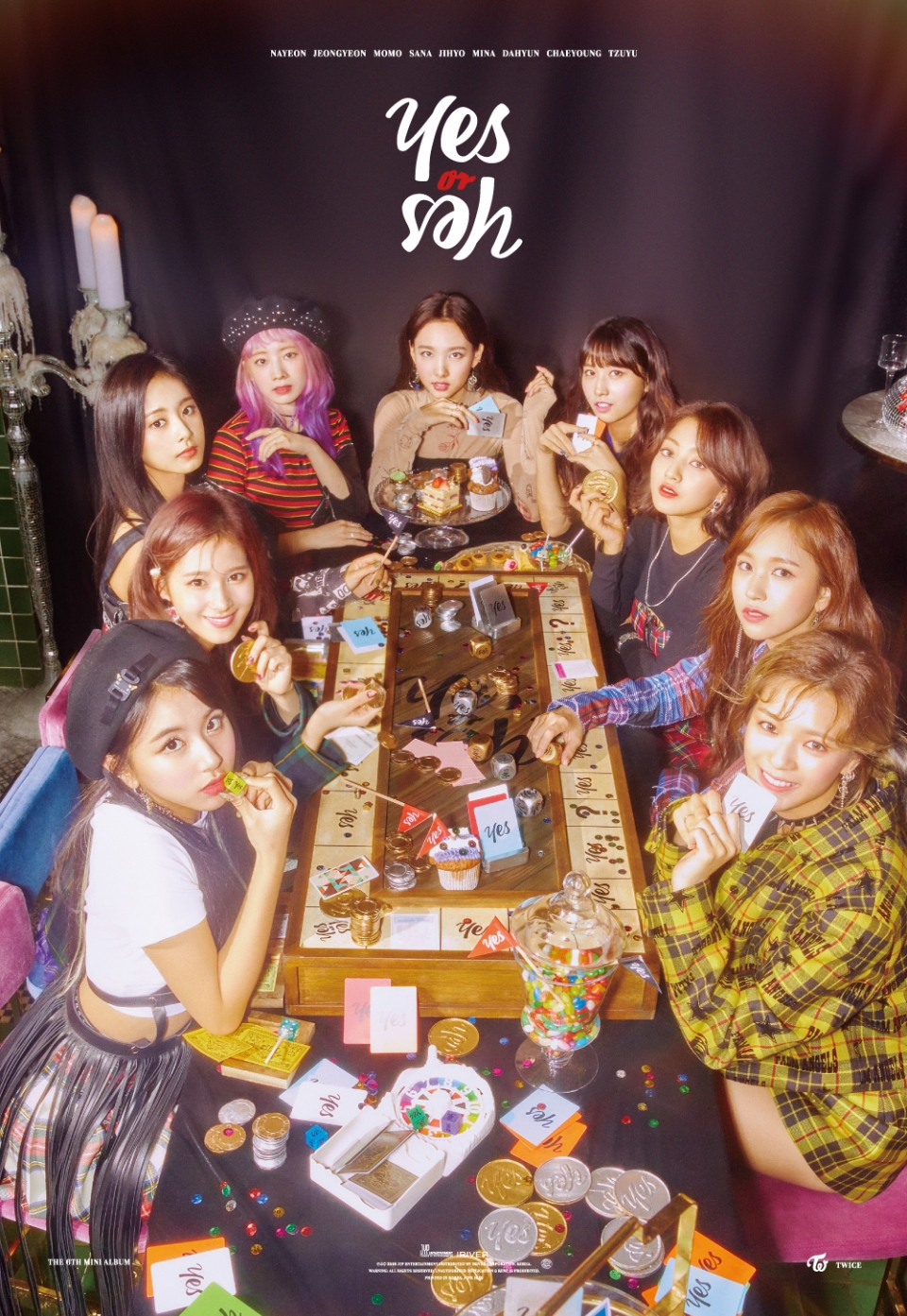 트와이스 'YES or YES' 포스터/사진=JYP