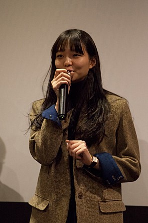 영화 '소공녀' 시사회 현장에서 이솜/사진=CGV아트하우스