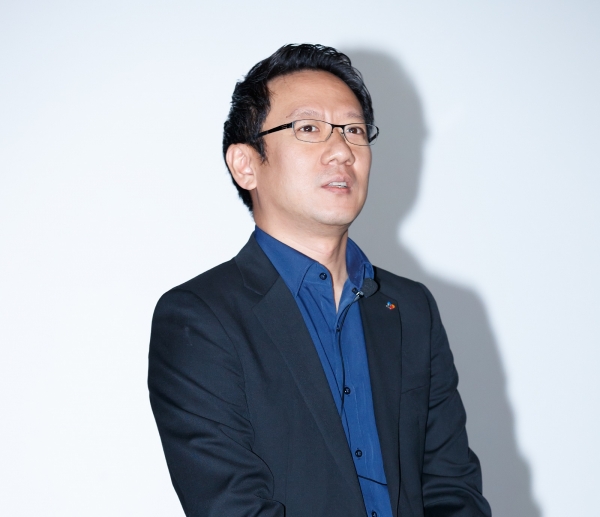 [인물] 2018 하반기 CGV 영화산업 미디어포럼에서 발표중인 CJ CGV 이승원 마케팅담당