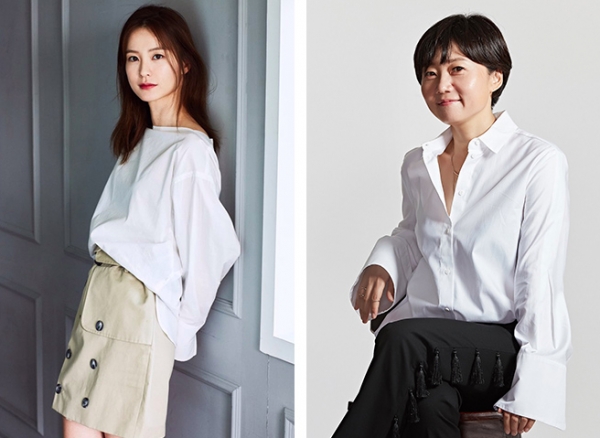 (왼쪽부터)배우 정유미, 이경미 감독/사진=넷플릭스