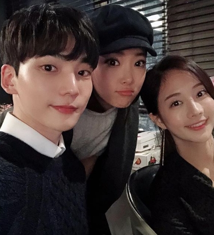 '하트시그널2'에 함께 출연한 정재호, 김장미, 오영주/사진=오영주 인스타그램