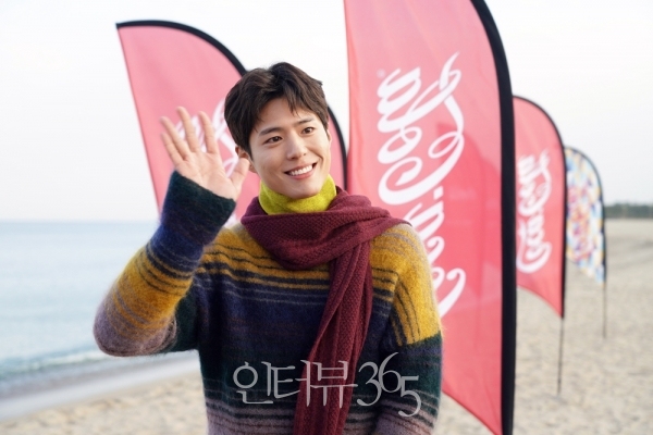 박보검 코카콜라 광고 비하인드 컷/사진=코카콜라