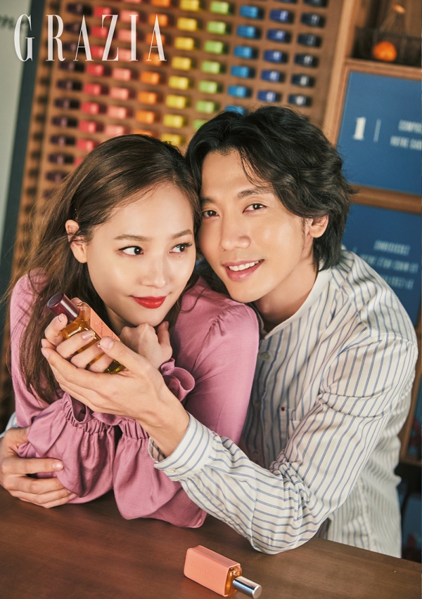 배우 기태영-유진 부부 화보/사진=그라치아