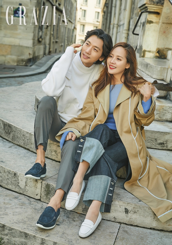 배우 기태영-유진 부부 화보/사진=그라치아