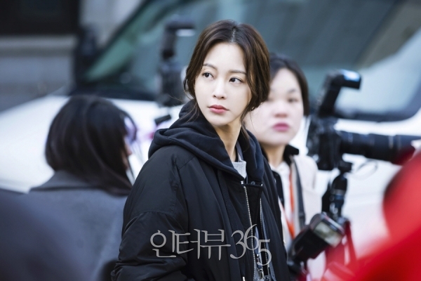 배우 한예슬 SBS 새 수목드라마 '빅이슈' 촬영 현장/사진=SBS