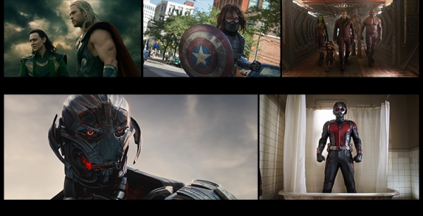 (위)'토르: 다크 월드' '캡틴 아메리카: 윈터 솔져' '가디언즈 오브 갤럭시'(아래)'어벤져스: 에이지 오브 울트론' '앤트맨'/사진=넷플릭스