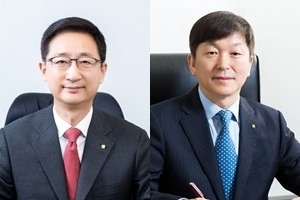 현대해상 조용일 사장(왼쪽)과 이성재 부사장.
