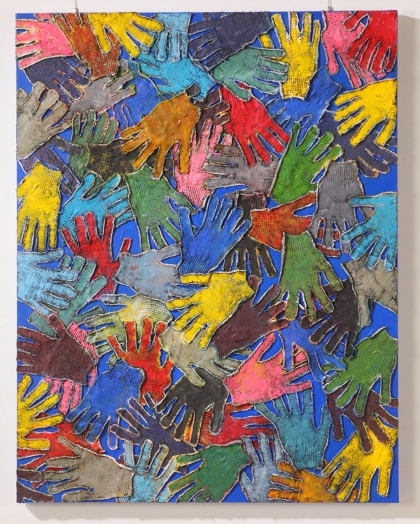 어울림 2013-54 (Oullim 2013-54), 116.8×91.0cm, Mixed Materials & Techniques on canvas, 2013 (50F)