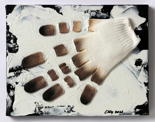 너와나 2023-06 (You＆me 2023-06) 27.0×35.5cm (5F) 혼합기법 및 재료(Mixed media on canvas) 2023년