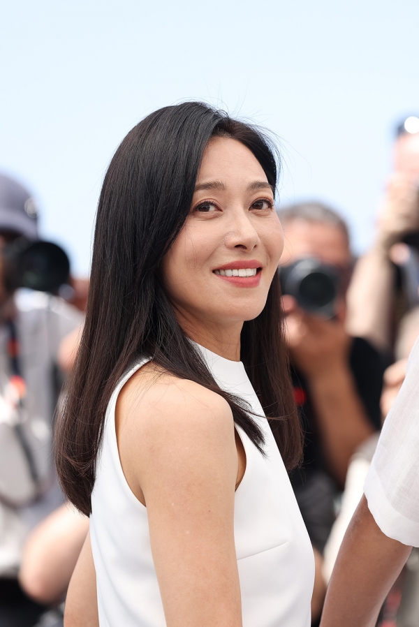 제76회 칸 국제영화제에 참석한 '거미집' 주역들 공식 포토콜 기자회견 현장/사진=바른손이앤에이