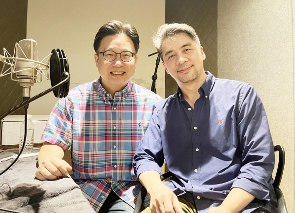 이번 영상을 기획한 서경덕 교수와 내레이션을 맡은 배우 권오중