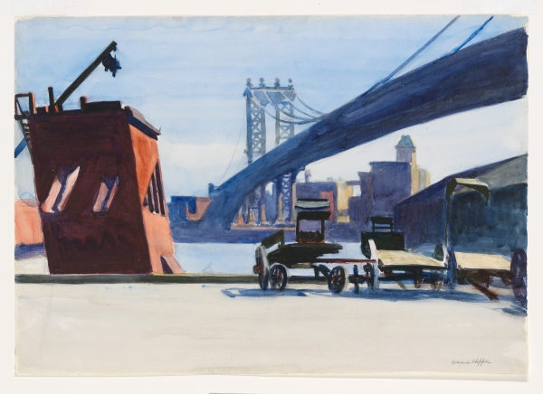 11. 에드워드 호퍼, 맨해튼 다리, 1925-26