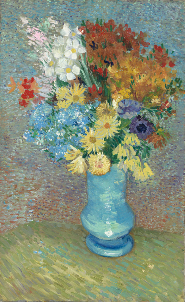 반 고흐, 파란 꽃병에 담긴 꽃들, 1887 ©Kröller-Müller Museum, Otterlo, The Netherlands (사진제공=서울센터뮤지엄)