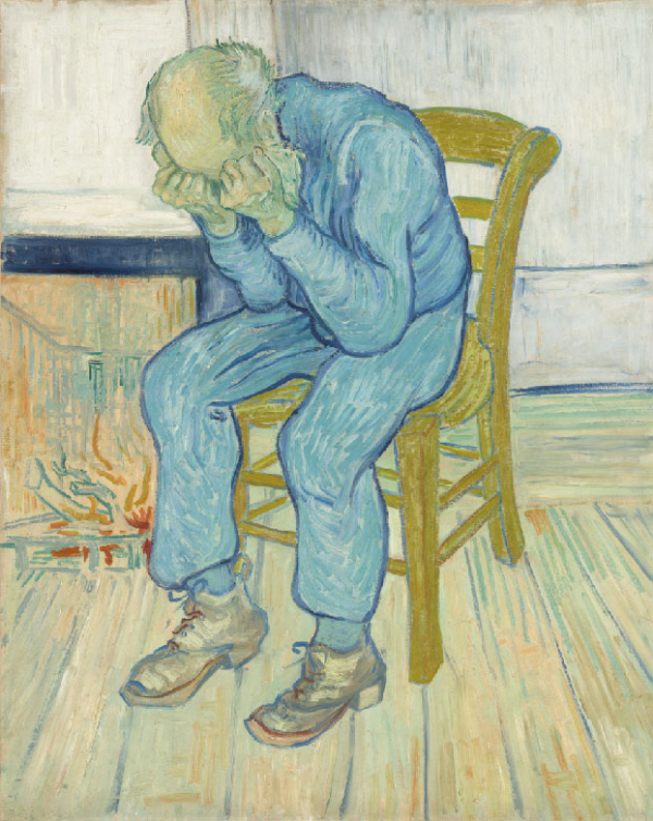 반 고흐, 슬픔에 잠긴 노인 (영원의 문에서), 1890 ©Kröller-Müller Museum, Otterlo, The Netherlands (사진제공=서울센터뮤지엄)