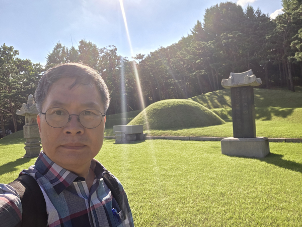 효창공원 백범묘에서