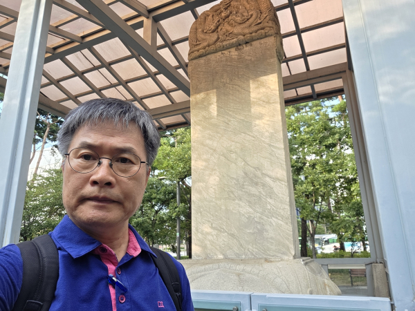 송파 삼전도비에서