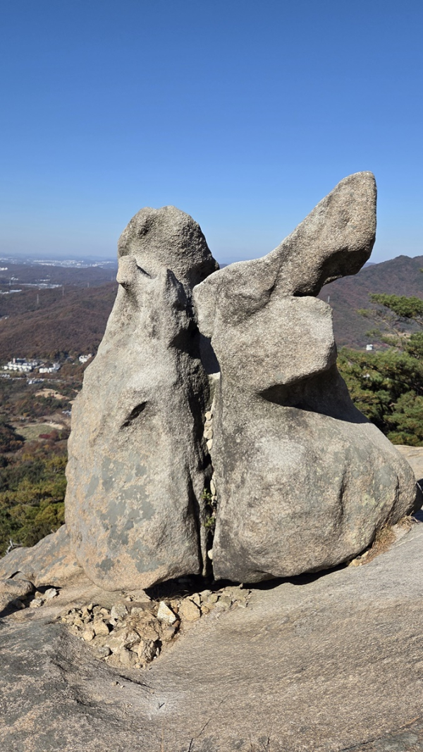 의상능선 연인바위