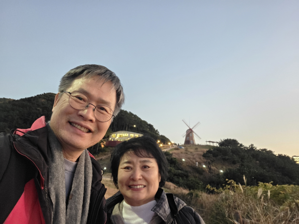 거제도 바람의언덕에서