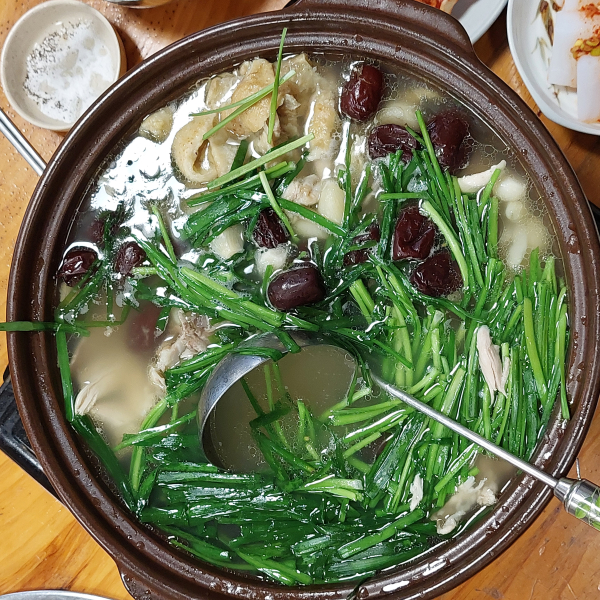 엄나무 닭백숙
